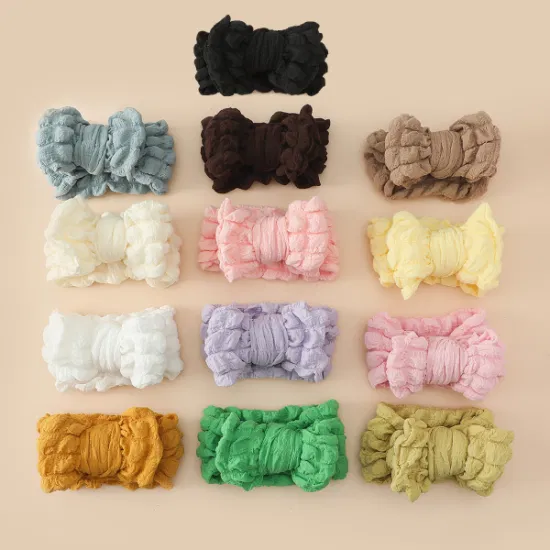 Nuovi copricapo per bambini Instagram Fascia con fiocco grande Fascia per capelli per popcorn